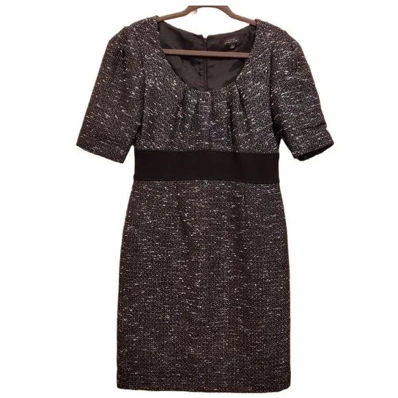 Tahari Asl Dresses | Tahari Asl Black & White Tweed Short Sleeve Dress Size 8 | Color: Black/White | Size: 8 | Andjoywithin's Closet Tahari Asl Dresses | Tahari Asl Black & White Tweed Short Sleeve Dress Size 8 | Color: Black/White | Size: 8 | Andjoywithin's Closet